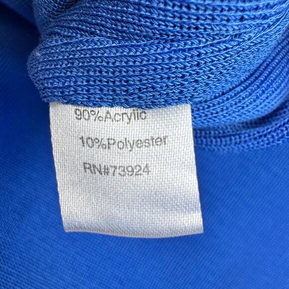 Ming Wang Blouse Blue size 1X - Picture 7 of 10